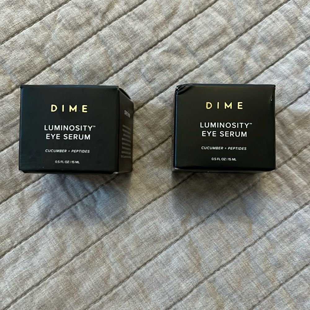 BRAND NEW NEVER OPENED Dime beauty luminosity eye serum.